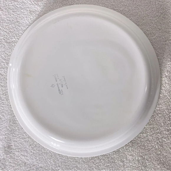 Vintage Corningware Blue Cornflower Round  Pie Plate Pie Dish - Picture 4 of 15